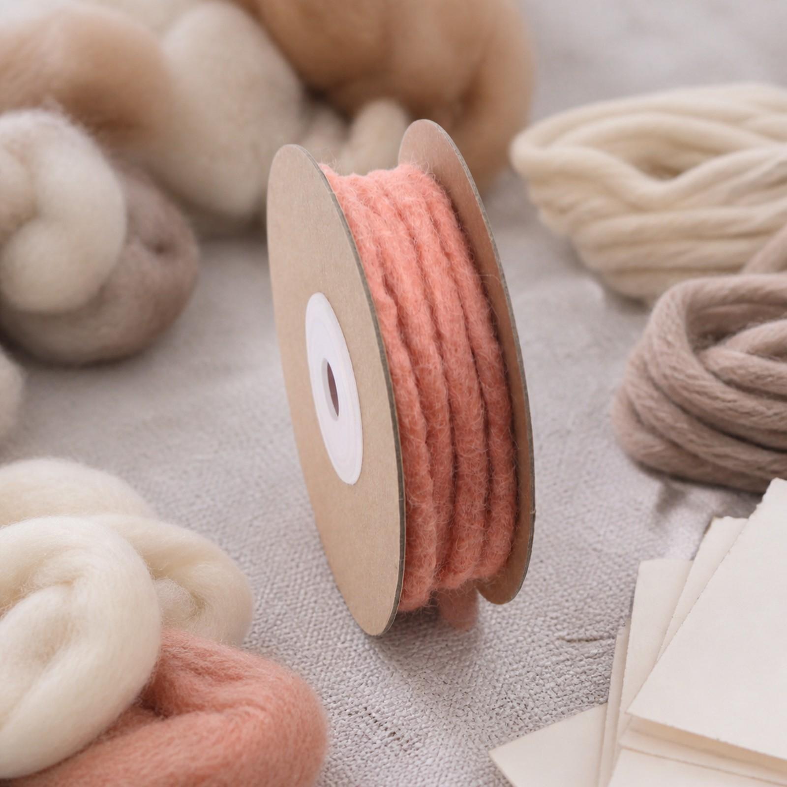 Cord Trim Twisted - Fita de Feltro de Lã Pura,
