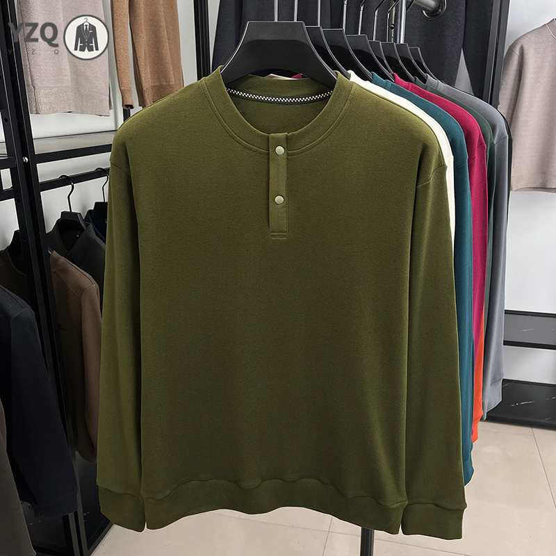 Camiseta Henley de manga compr - Embellish Knit avaliação e preço