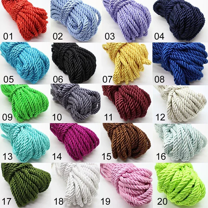 Corda de seda trançada de 3 ca - Cord Trim Twisted avaliação e preço