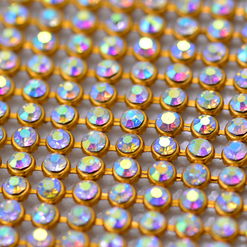Junao 45*120cm cristal ab vidr - Hotfix Rhinestone Sheet avaliação e preço