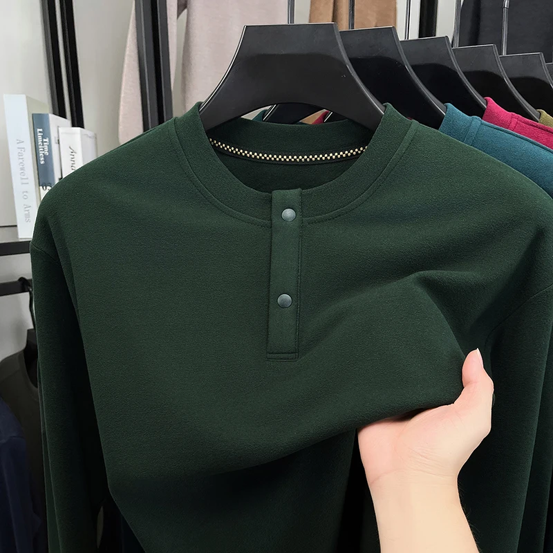 Camiseta Henley Masculina de C - Embellish Knit avaliação e preço