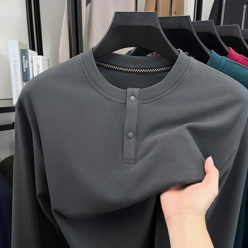 Camiseta Henley Masculina de C - Embellish Knit avaliação e preço
