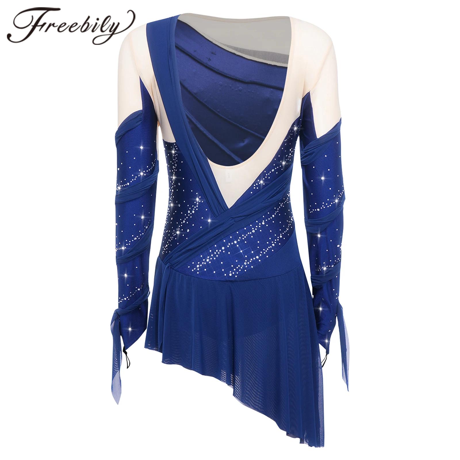 Roupas de Dança Lírica com Str - Rhinestone Banding Trim avaliação e preço